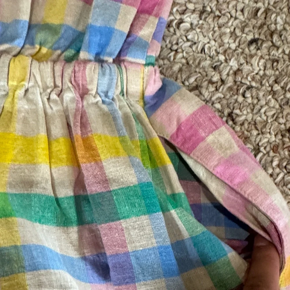 GAP Colorful Plaid Kids Dress- L